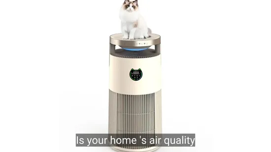 Pet Air Purifier with HEPA Filter Purify Pet Hair with UV Anion